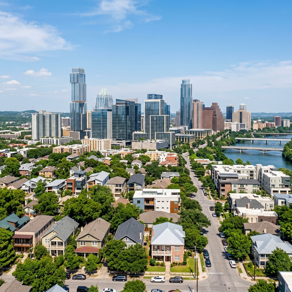 Austin Texas urban and residential landscape — biohazard cleanup services serving Central Texas