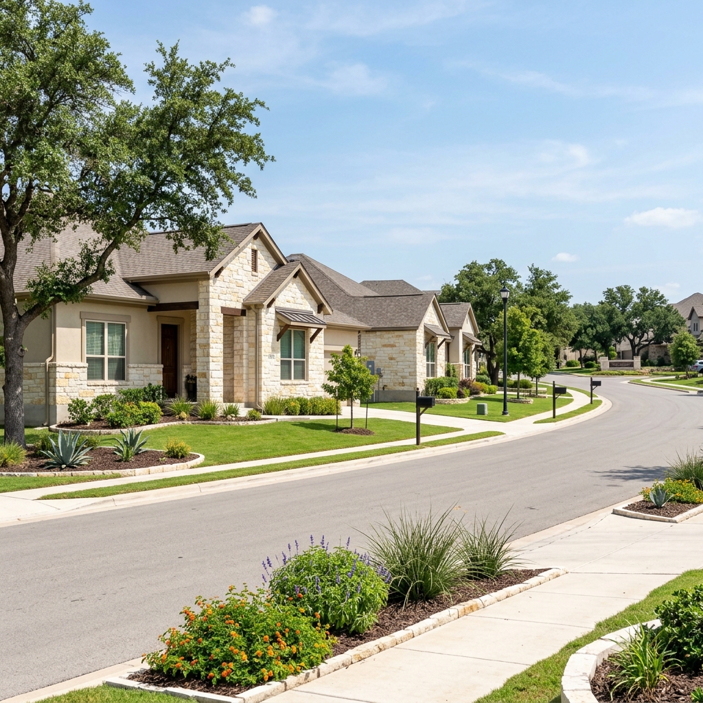 Pflugerville Texas residential street view — biohazard cleanup services serving Travis County